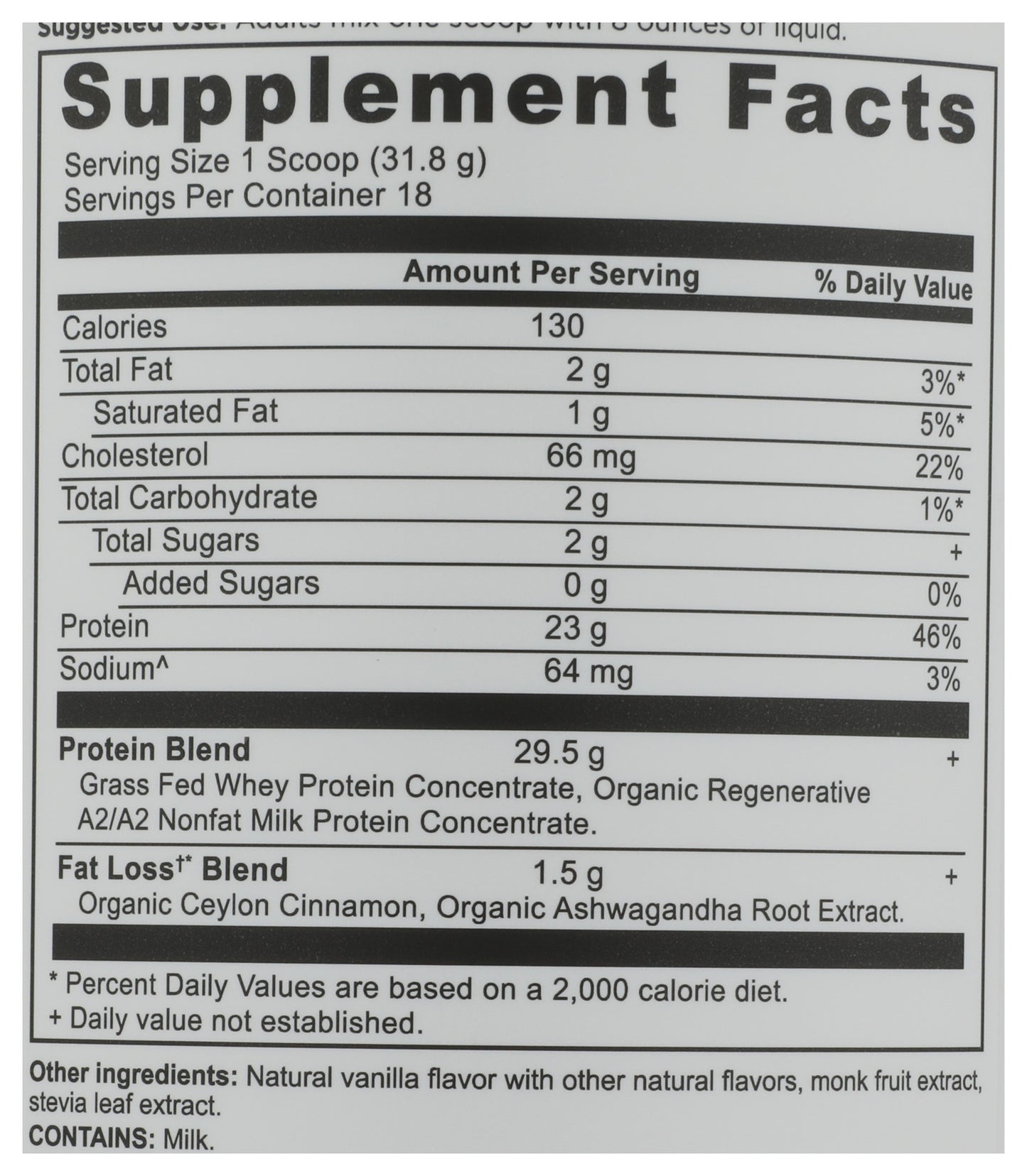 ANN Whey Protein Vanilla Cinnamon Lean 2
