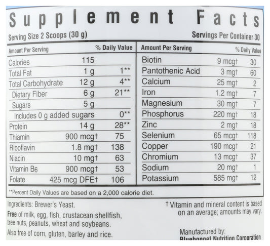 BLU Brewers Yeast 2lbs