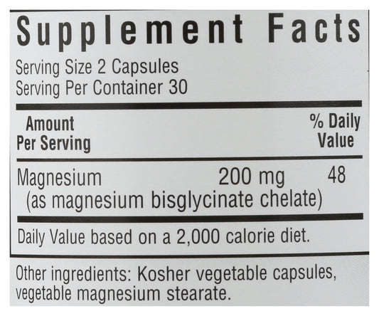 BLU Chelated Magnesium 60ct