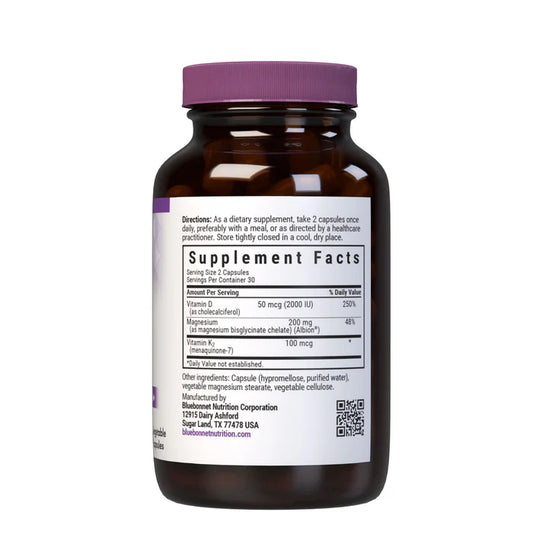 Bluebonnet D3/K2 & Mag Glycinate 60ct