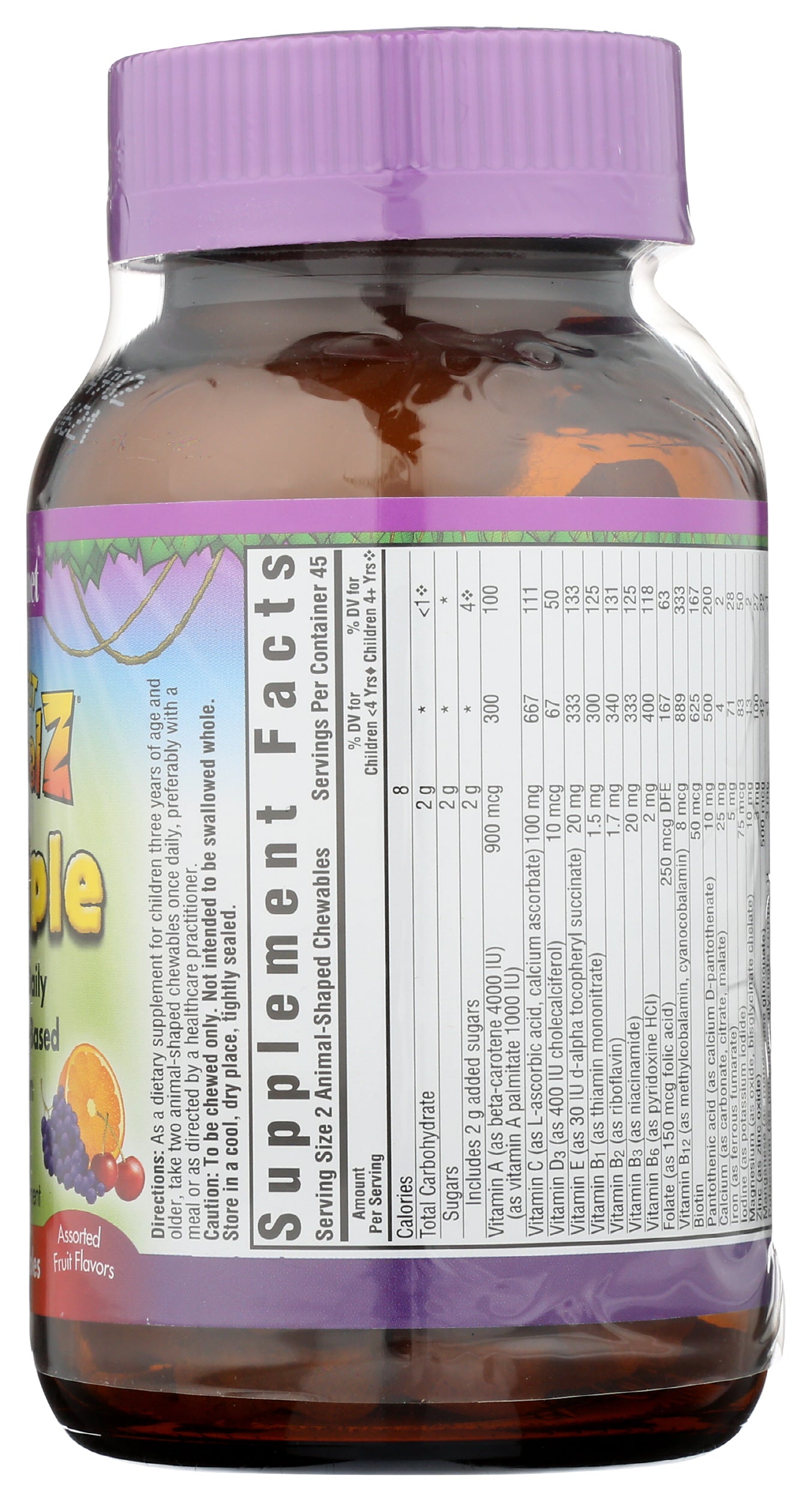 BLU Rainforest Animalz Multi Vitamin 90