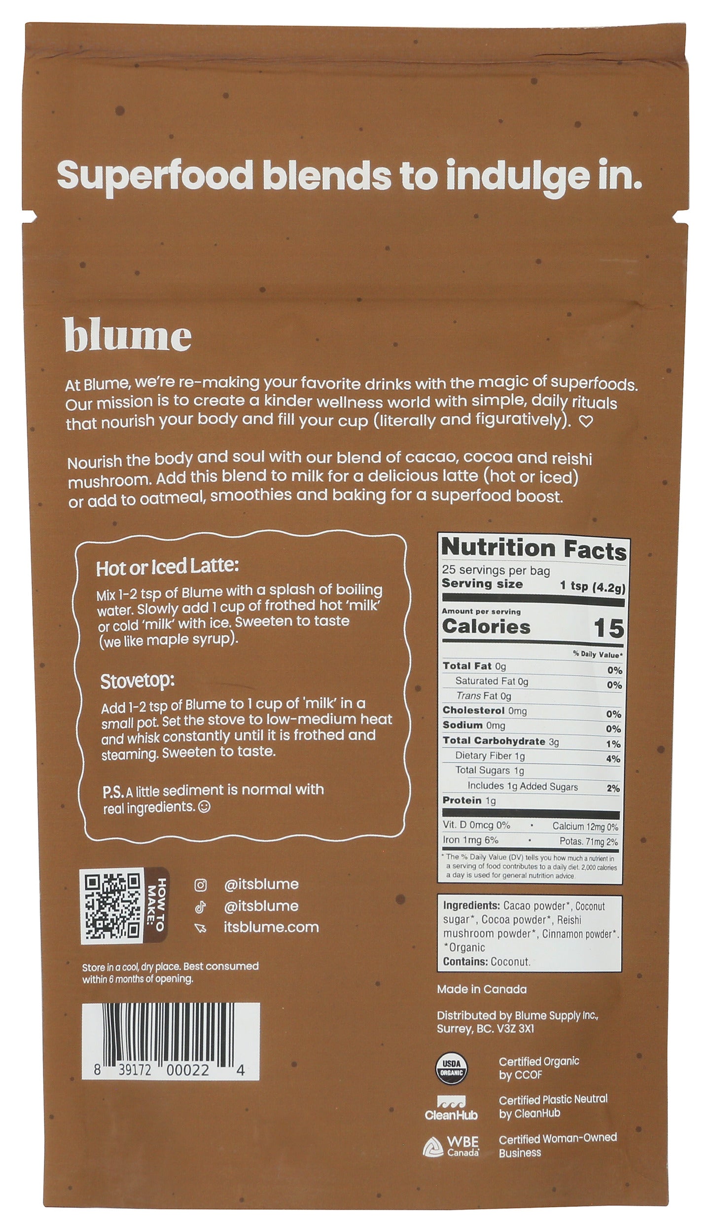 Blume Reishi Cocoa