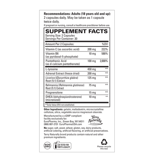 Terry Naturally Adrenaplex 120ct