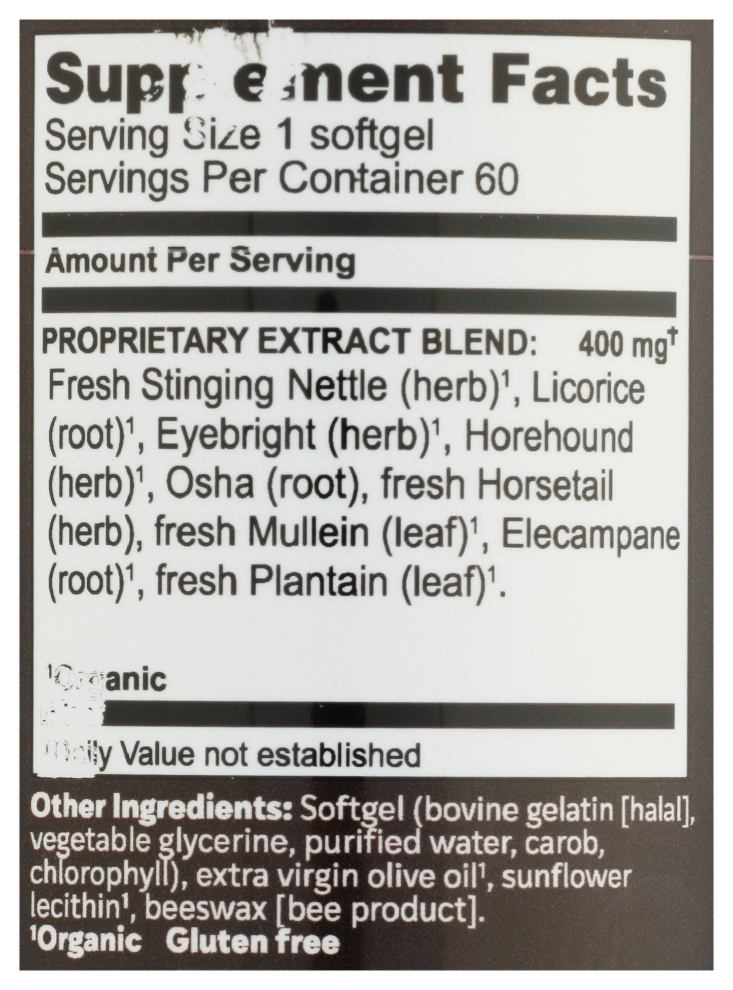 Herbs Etc. Allertonic 60 Softgels