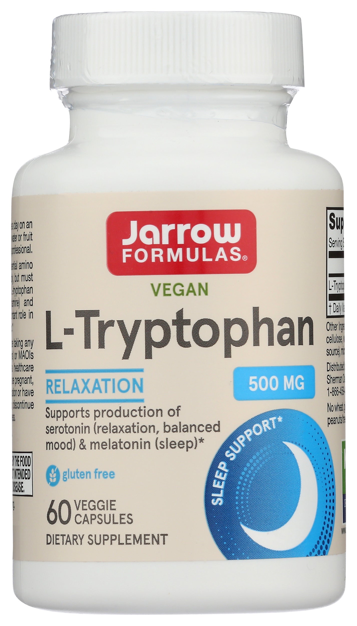 Jarrow 60ct L-Tryptophan 500mg