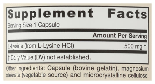 Jarrow 100ct L-Lysine
