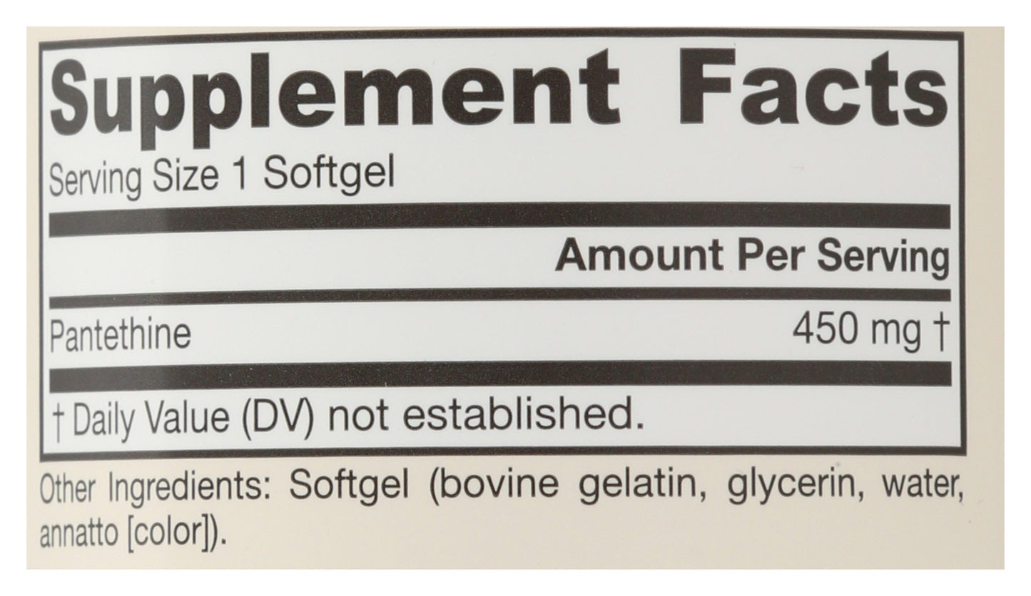 Jarrow 60ct Pantethine 450mg