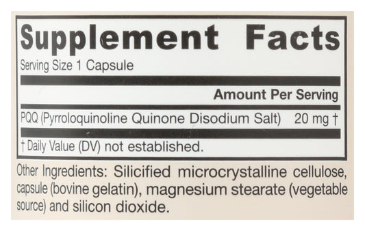 Jarrow 30ct PQQ 20 mg