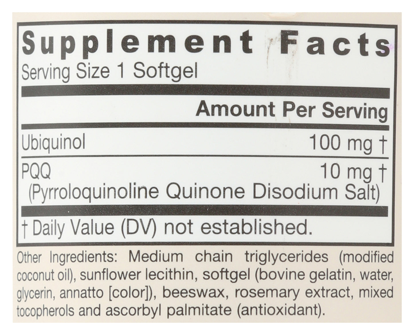 Jarrow 30ct QH-Absorb 100mg + PQQ