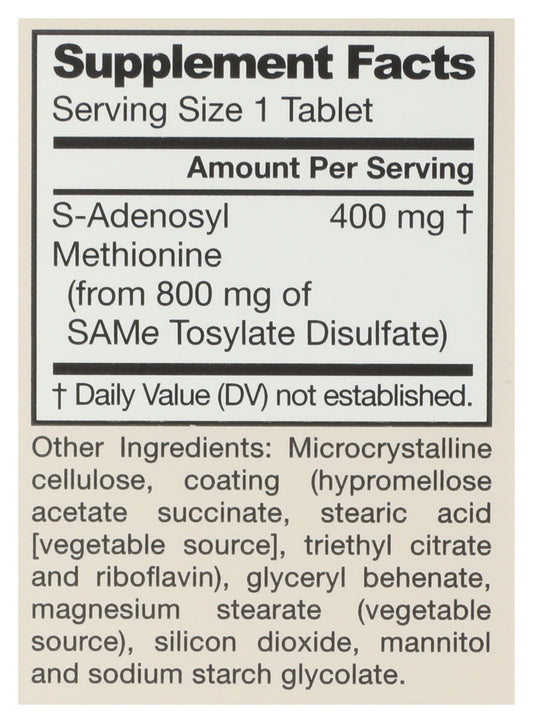 Jarrow 30ct SAM-e 400mg
