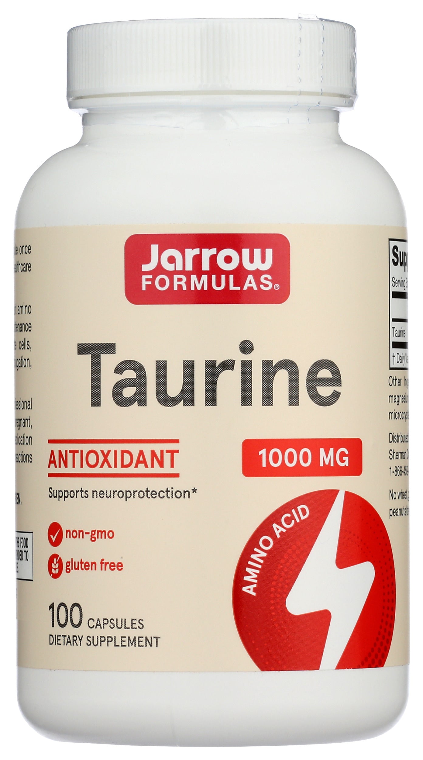 Jarrow 100ct Taurine 1000mg