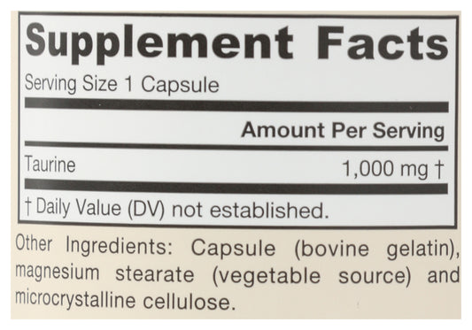 Jarrow 100ct Taurine 1000mg