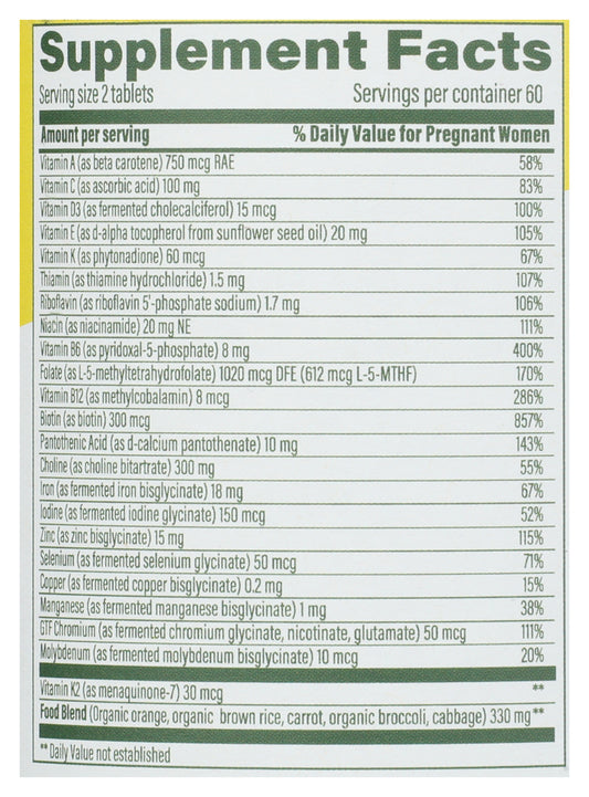 MGF Baby & Me 2 Prenatal Multi 120 ct