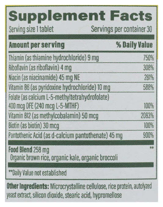 MGF Balanced B Complex 30 ct