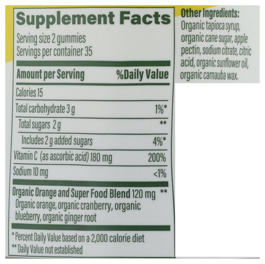 MGF C Defense Gummies Tangy Citrus