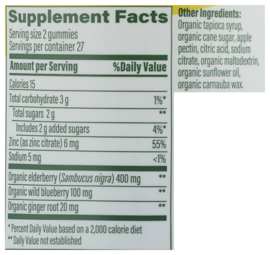 MGF Elderberry Immune Support Gummies Berry