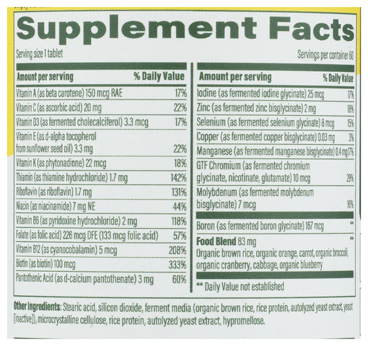 MGF Kids One Daily 60 ct