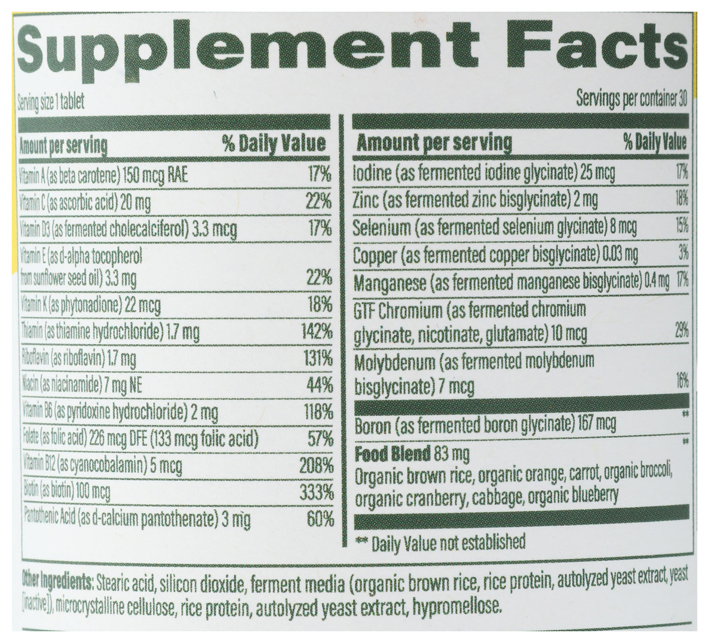 MGF Kids One Daily 30 ct