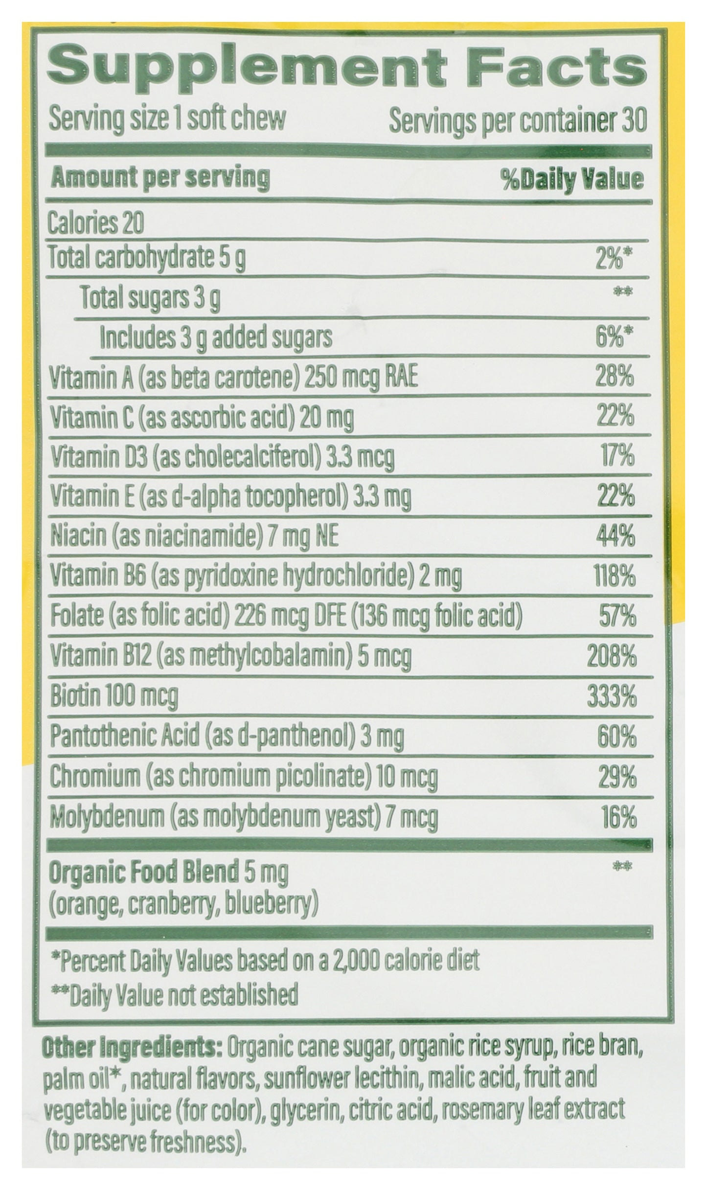 MGF Kids One Daily Multivitamin Soft Chews Grape