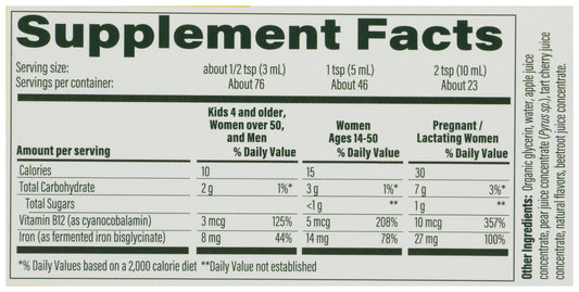 MGF Blood Builder Liquid Iron Once Daily