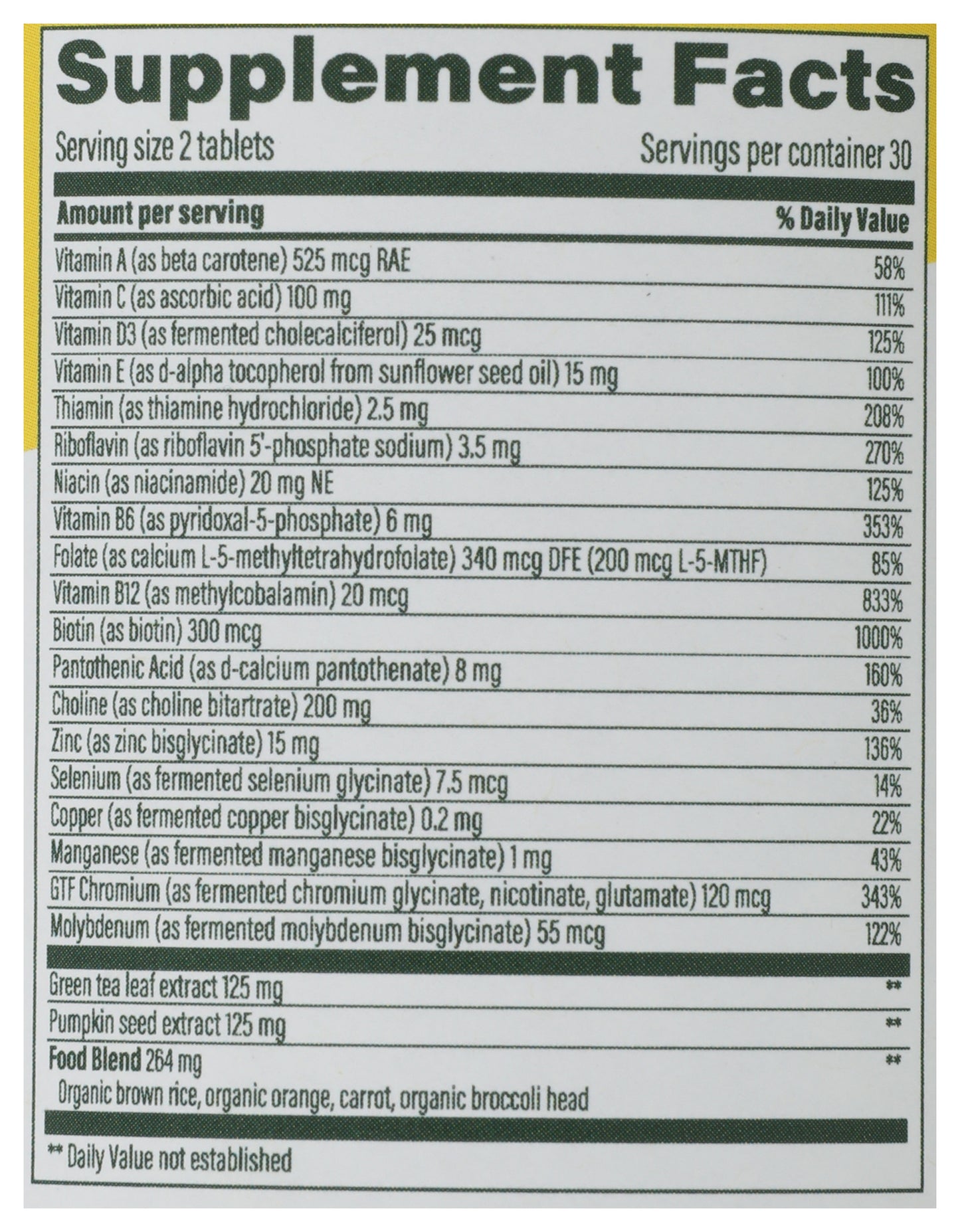 MGF Mens 55+ Advanced Multivitamin 60 ct