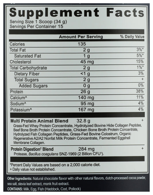 Ancient Nutrition Multi Protein - Animal - Milk Chocolate