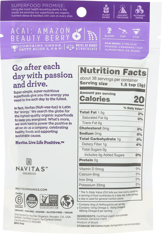 Navitas Organic Acai Powder
