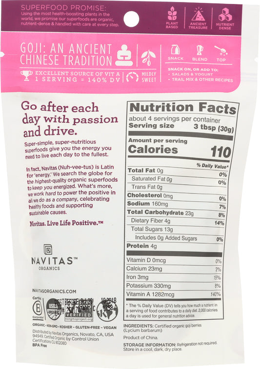 Navitas Organic Goji Berries