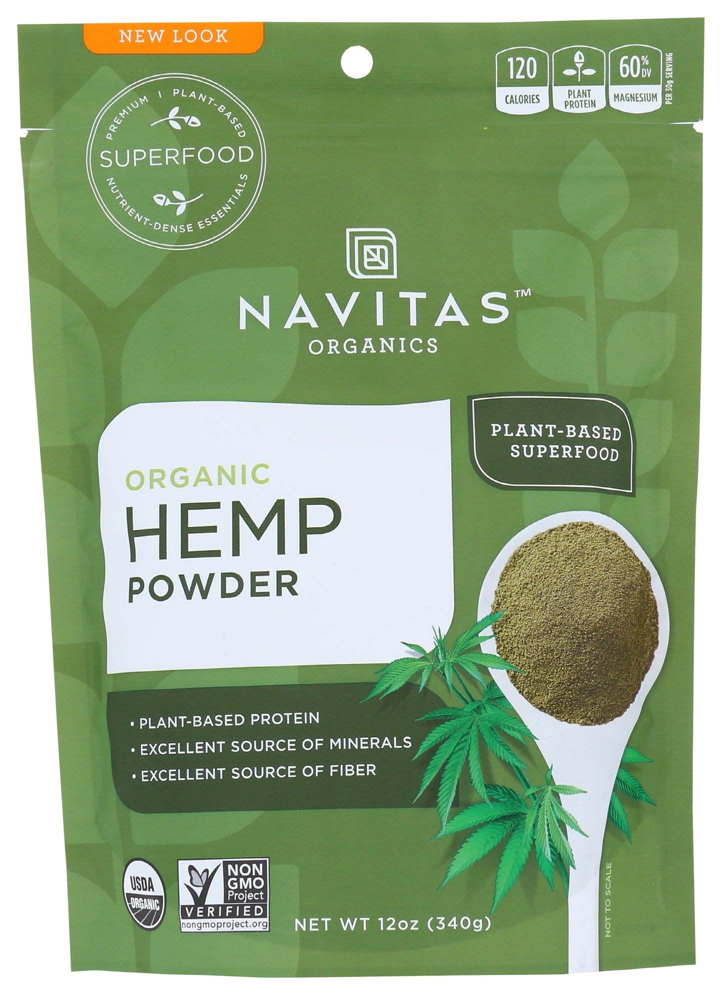 Navitas Hemp Powder 12oz
