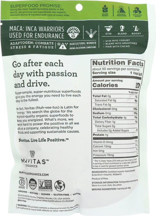 Navitas Organic Maca Powder 16oz