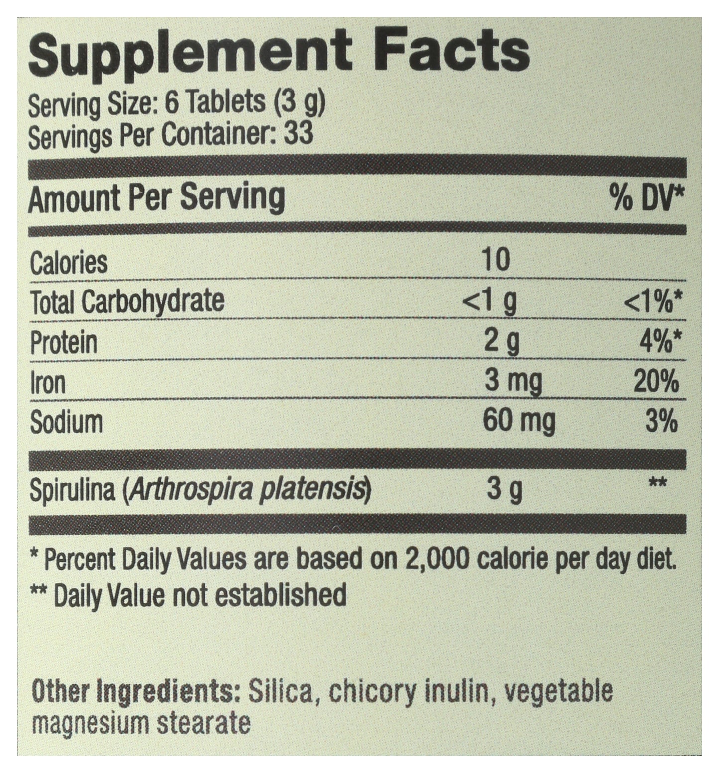 Nutrex Spirulina 200ct