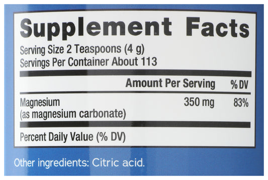 NVI Calm Magnesium Unflavored 16oz