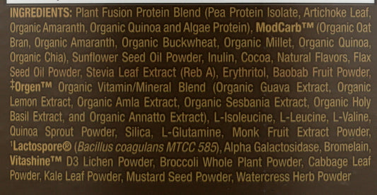 Plant Fusion Meal OG Choc Caramel 2lb