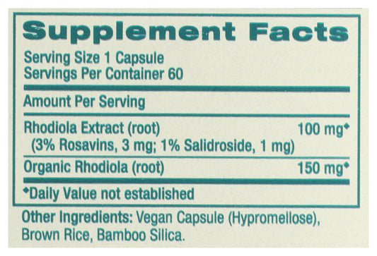 HML Rhodiola 60ct