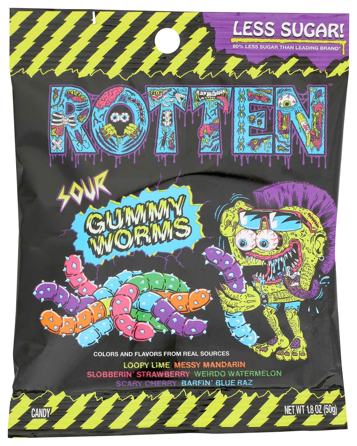 Rotten Gummy Worms Sour