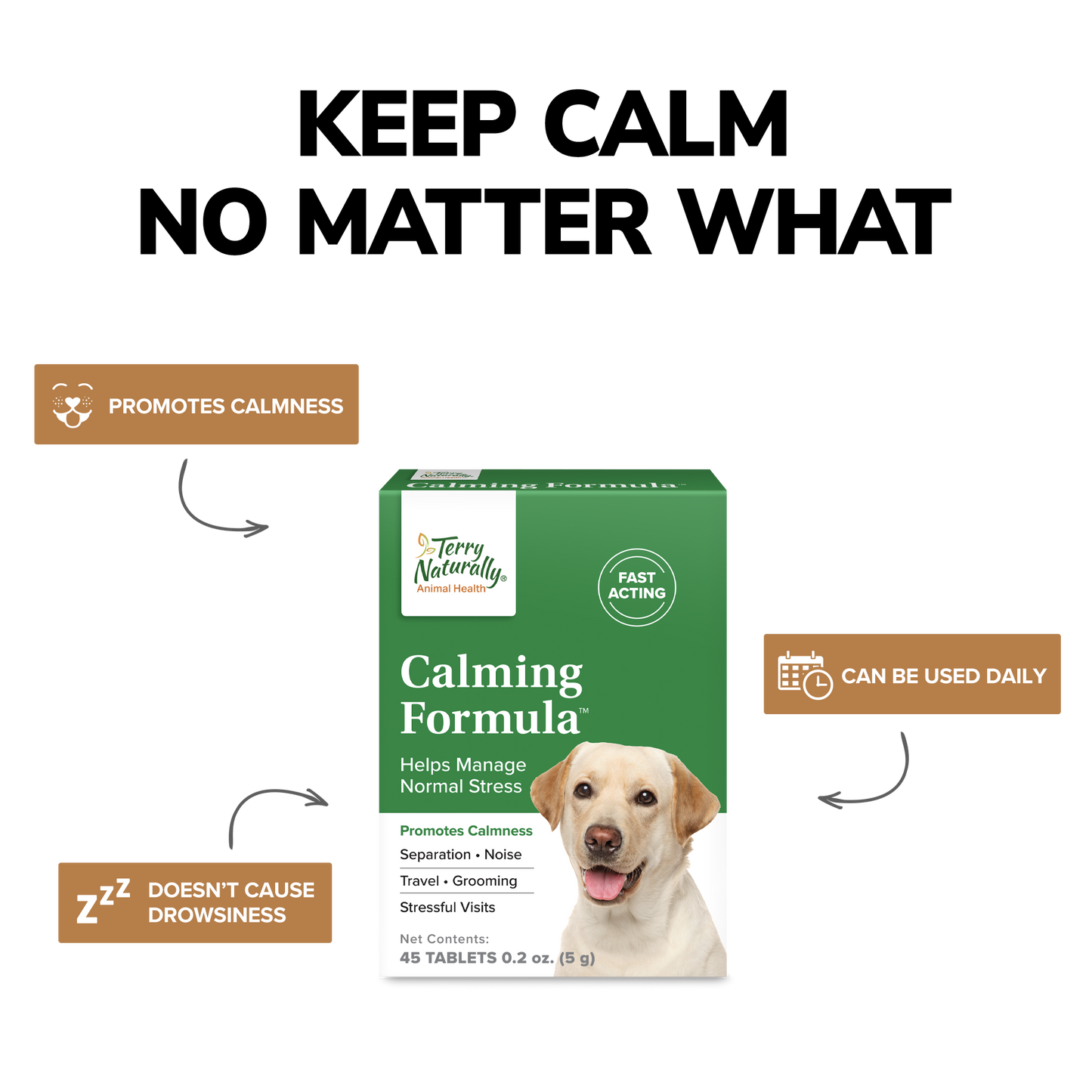 Terry Naturally Calming Formula Canine 45ct