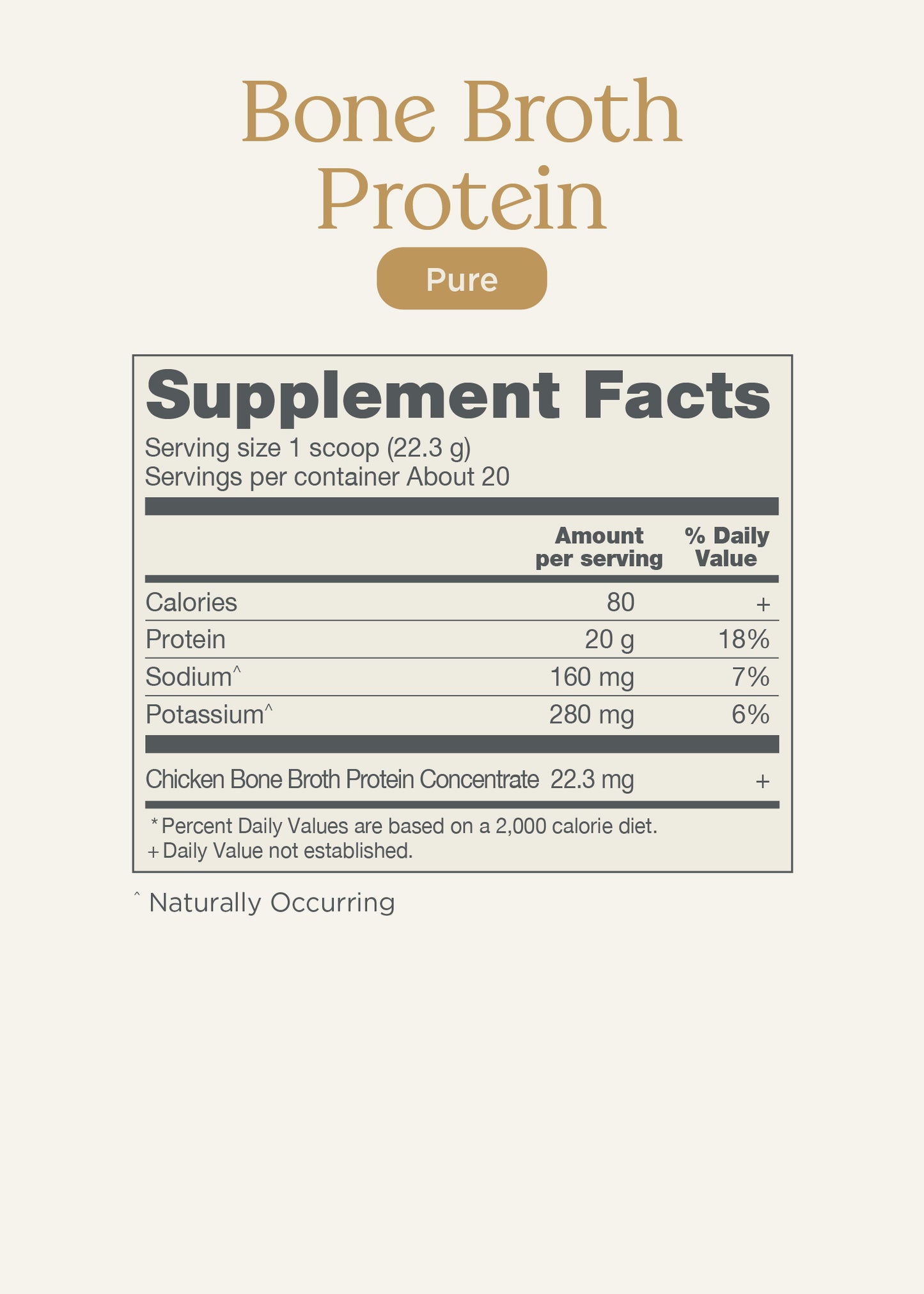 The Good Collective Bone Broth Protein Pure