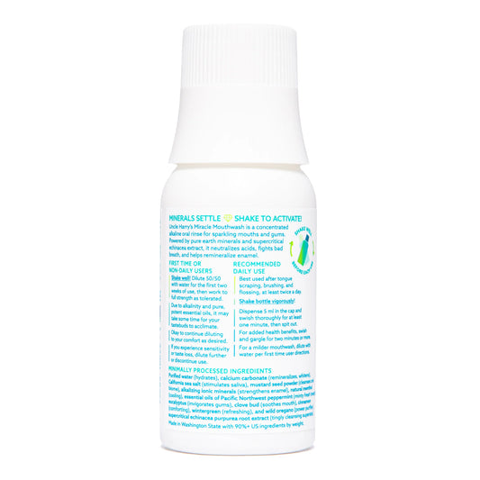 Uncle Harrys Miracle Mouthwash Cinnamon 3oz