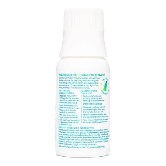 Uncle Harrys Miracle Mouthwash 3oz