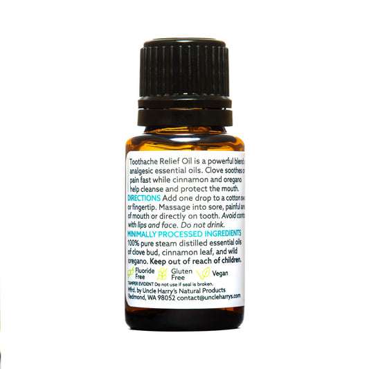 Uncle Harrys Tooth Ache Relief Oil .5oz