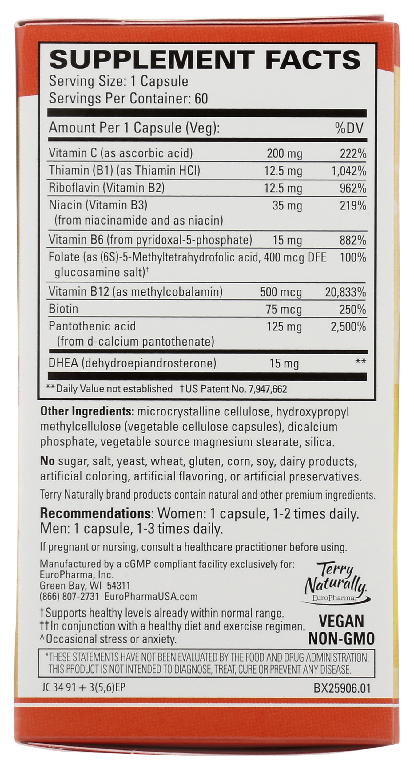 Terry Naturally Cortisol Rescue 60 Capsules