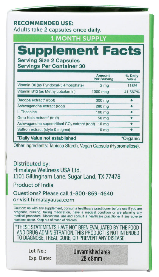 Himalaya Hello Alert Mind 60 Vegan Capsules