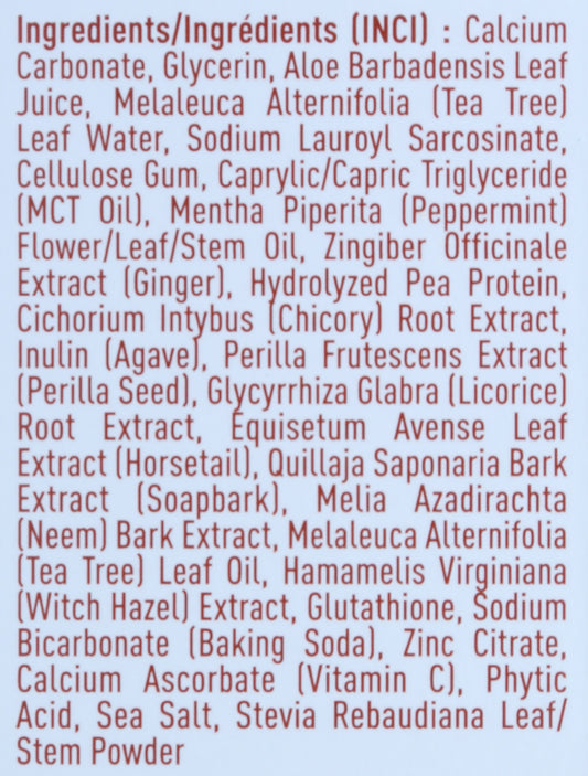 Desert Essence Prebiotic Plant-Based Toothpaste Gingermint with Perilla Seed 6.25 oz