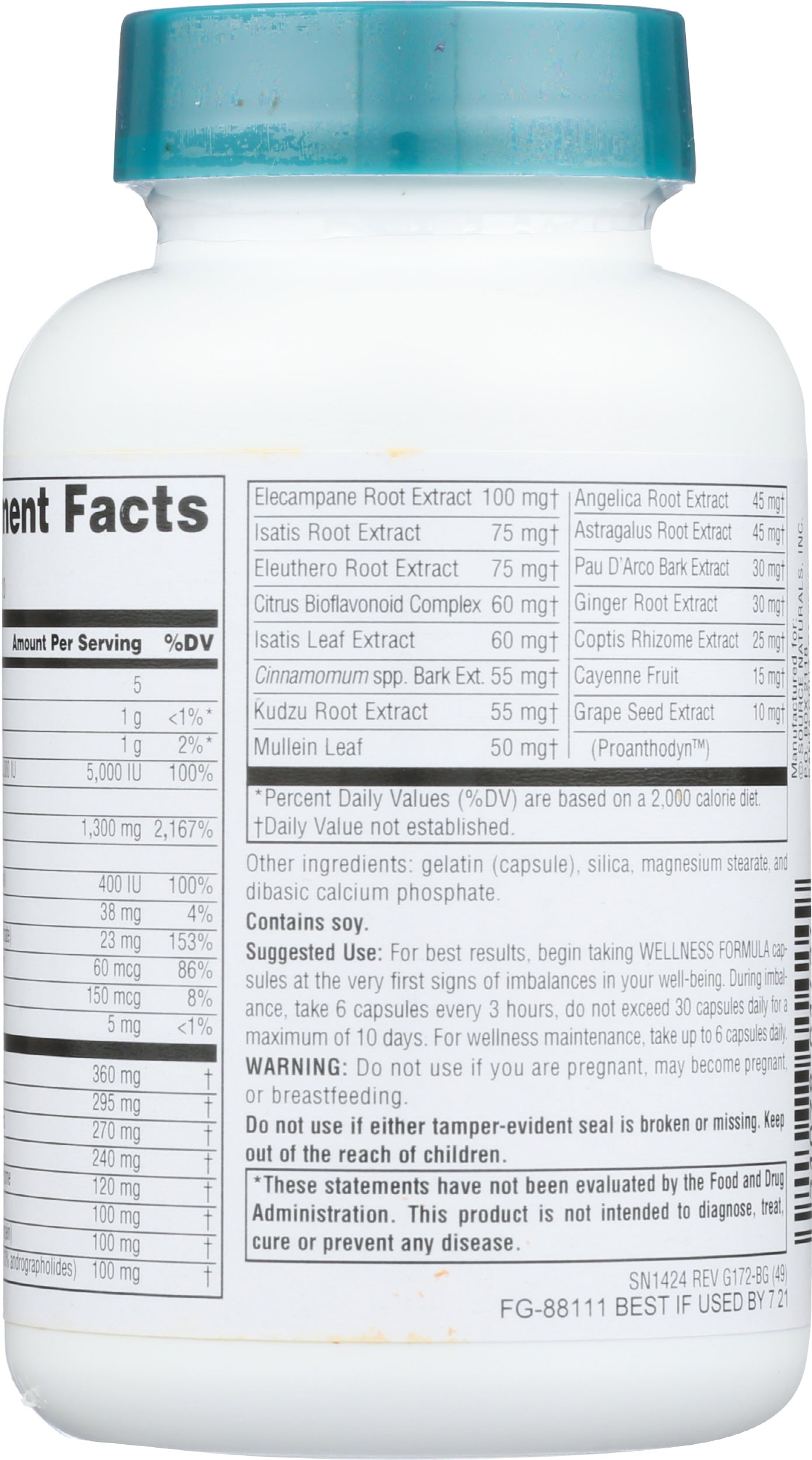 Source Naturals Wellness Formula 60 Capsules