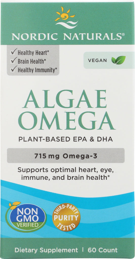 Nordic Naturals Algae Omega Front of Box