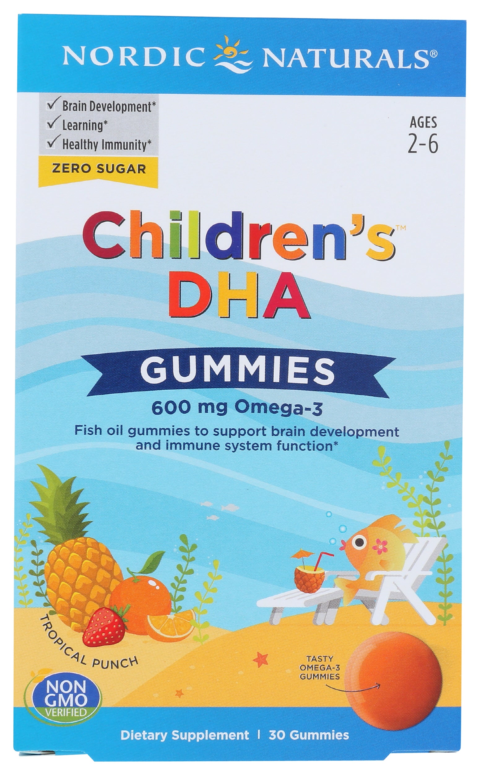 Nordic Naturals Children s DHA 600 mg Omega 3 30 Gummies