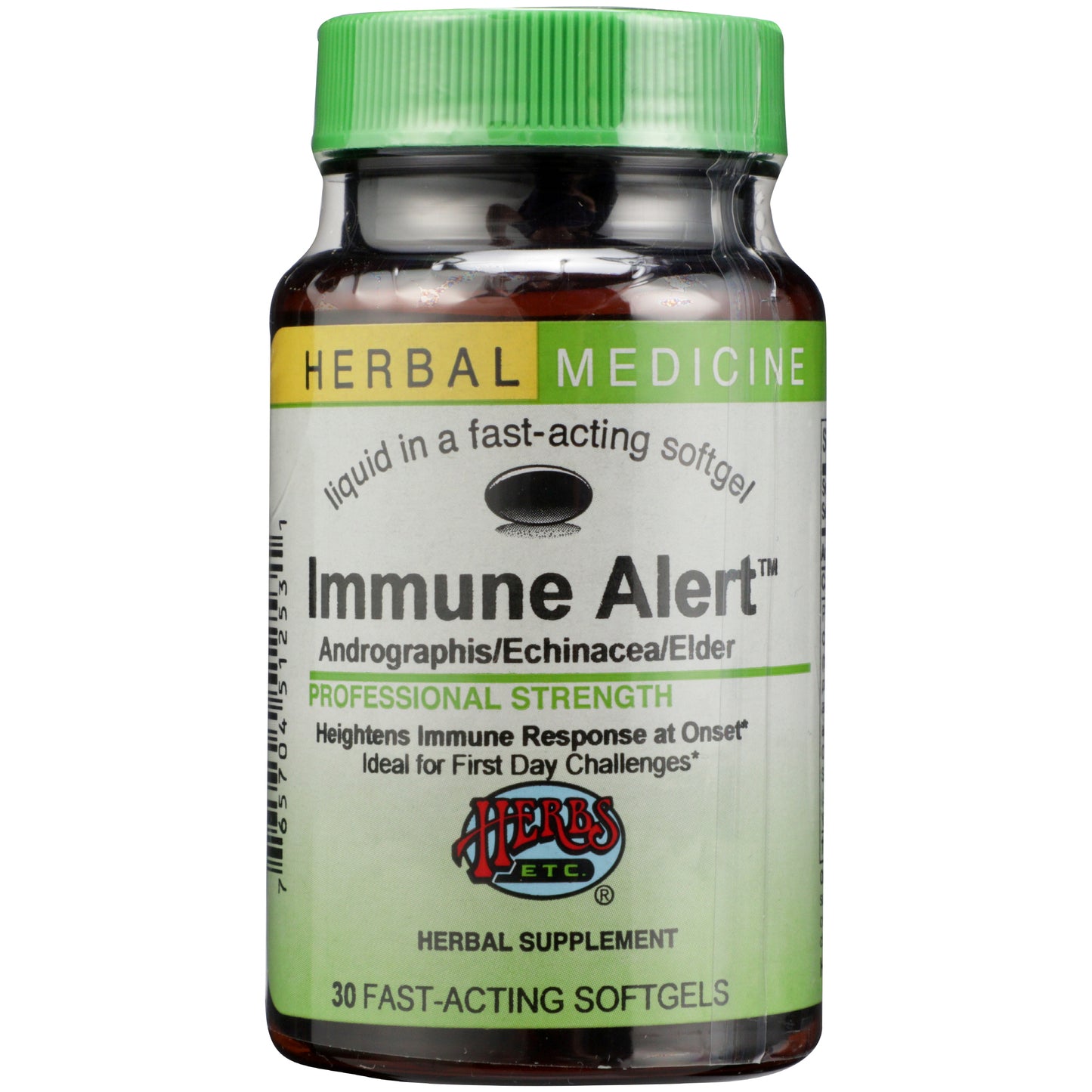 Herbs Etc. Immune Alert 30 Softgels Front of Bottle