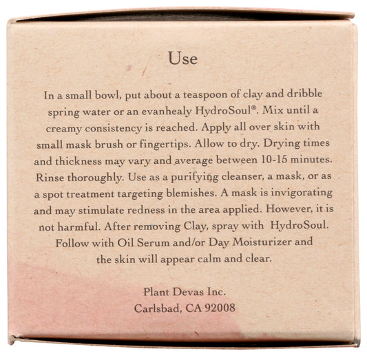 evanhealy French Rose Clay 1 Oz. Back