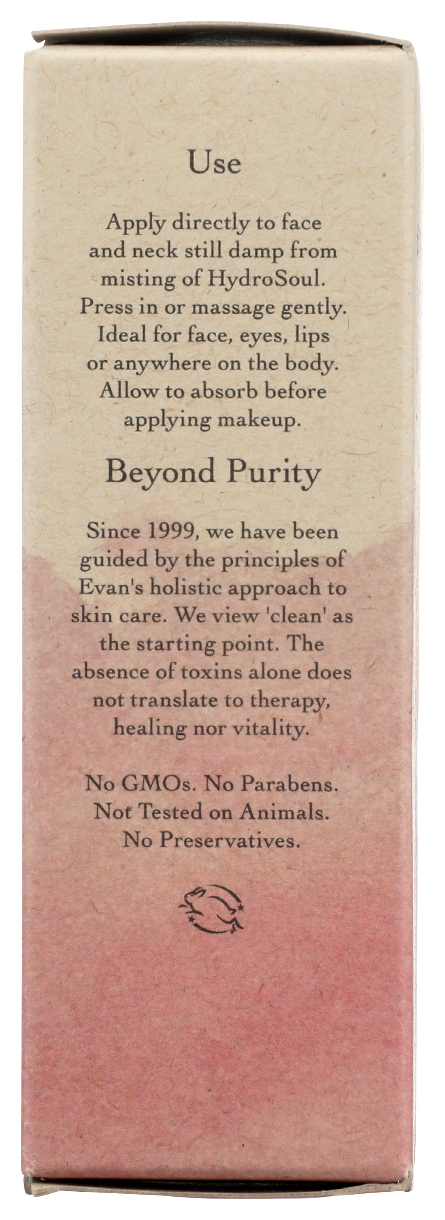 evanhealy Rose Vetiver Harmonizing Balm 0.5 Oz. Back