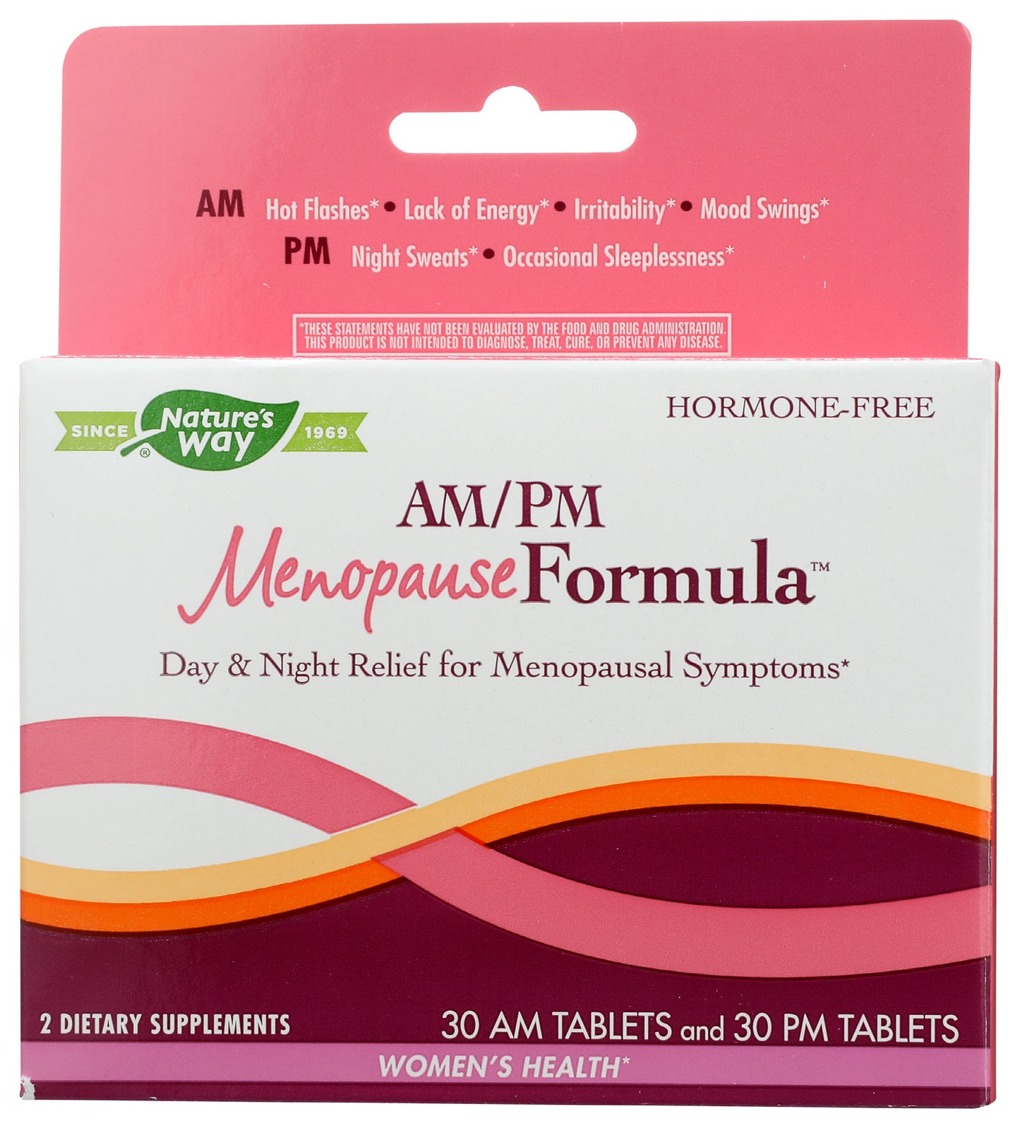 Nature's Way AM/PM Menopause Formula 60 Tablets Front of Box